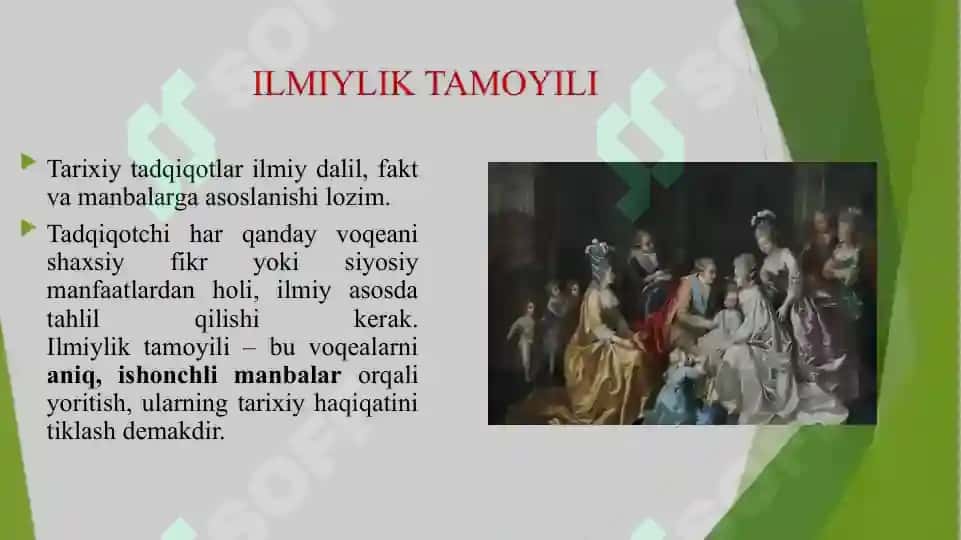 TARIX FANI ILMIY TADQIQOT ISHLARINI TASHKILLASHTIRISH TAMOYILLARI 3