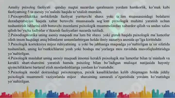 MALAKALI AMALIYOTCHI PSIXOLOG NAZARIYOTCHI VA AMALIYOTCHI SIFATIDA 4