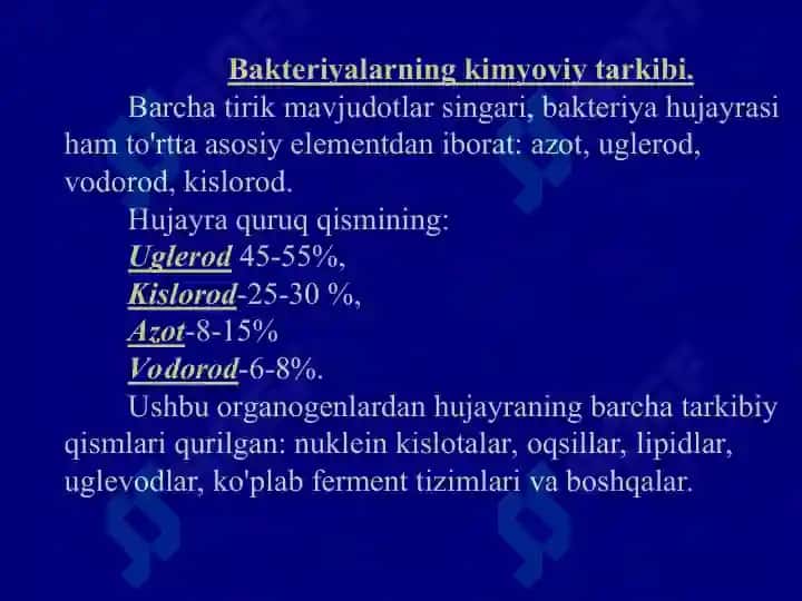 Bakteriyalar fiziologiyasi 4