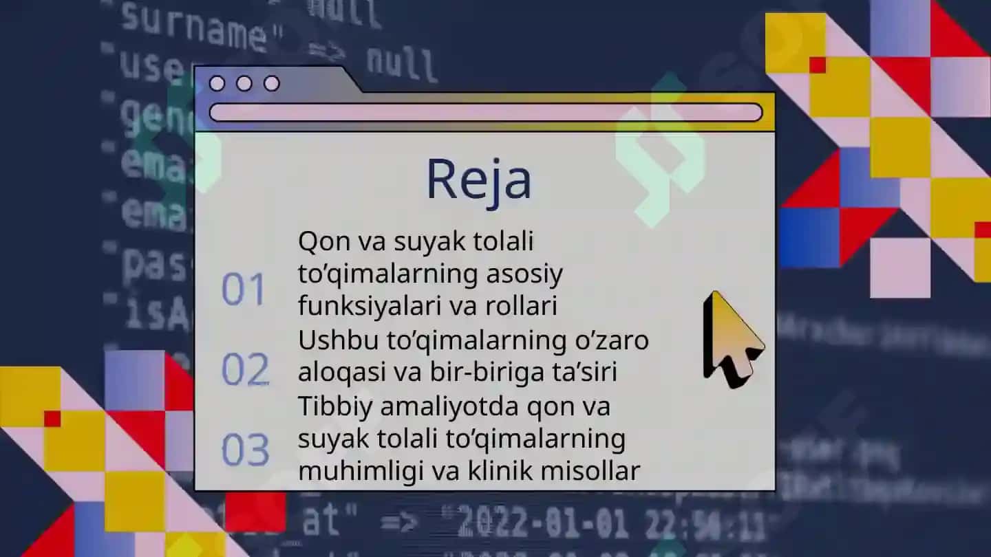 Qon va suyak tolali biriktiruvchi to’qimalarning o’zaro munosabati 2
