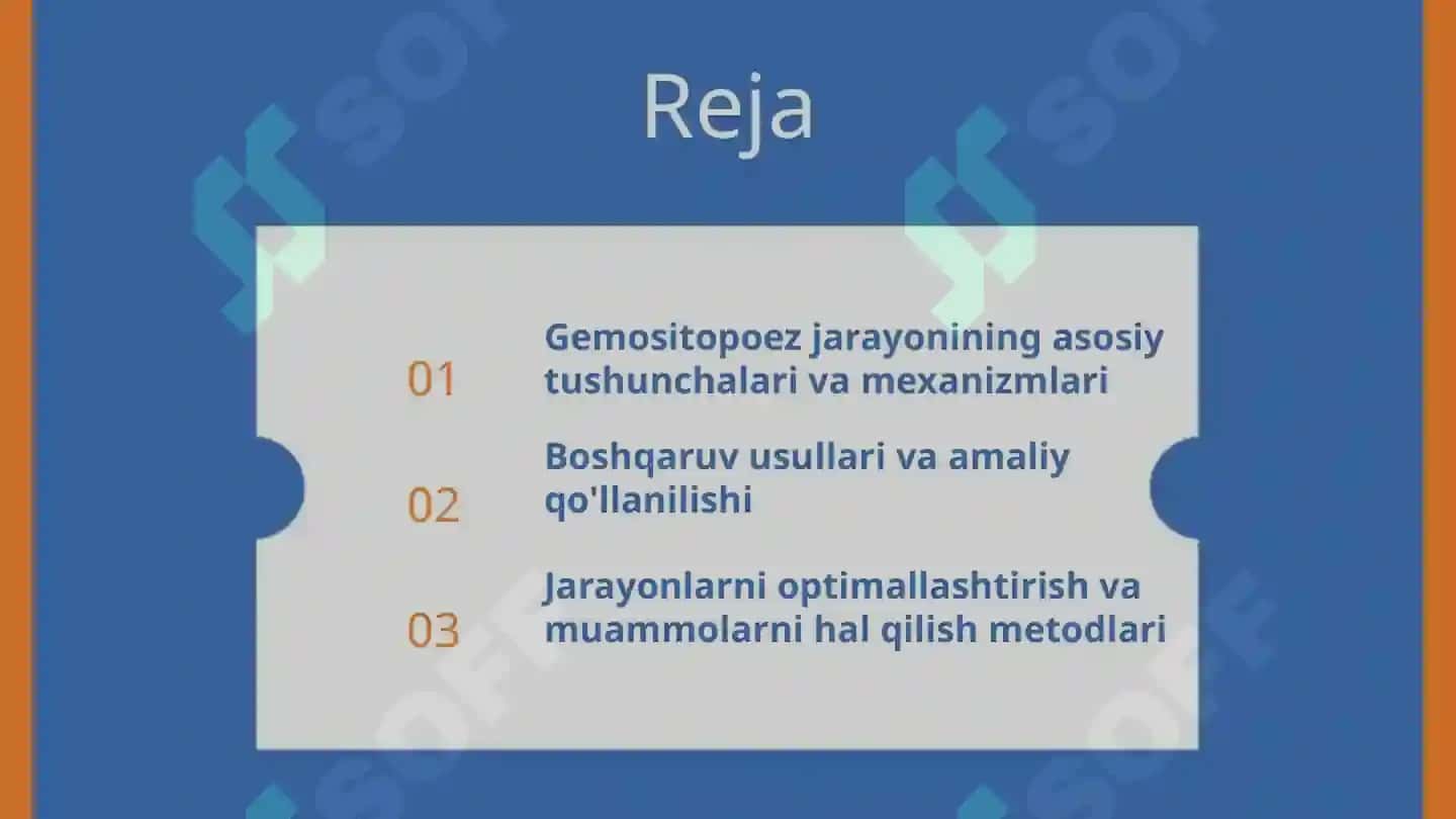 Gemositopoez jarayonlarining boshqariluvi 2
