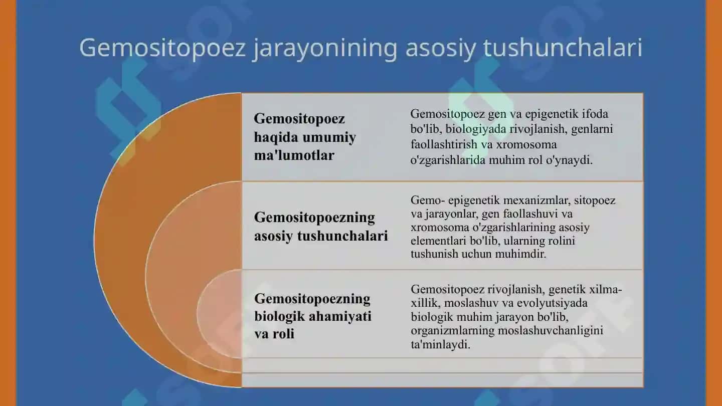 Gemositopoez jarayonlarining boshqariluvi 3
