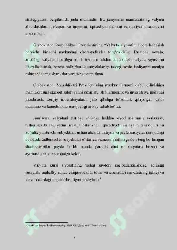 Valyuta siyosati va liberallashtirishning iqtisodiyotga ta'siri 3