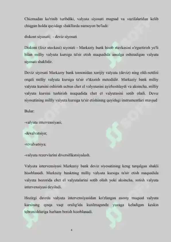 Valyuta siyosati va liberallashtirishning iqtisodiyotga ta'siri 6