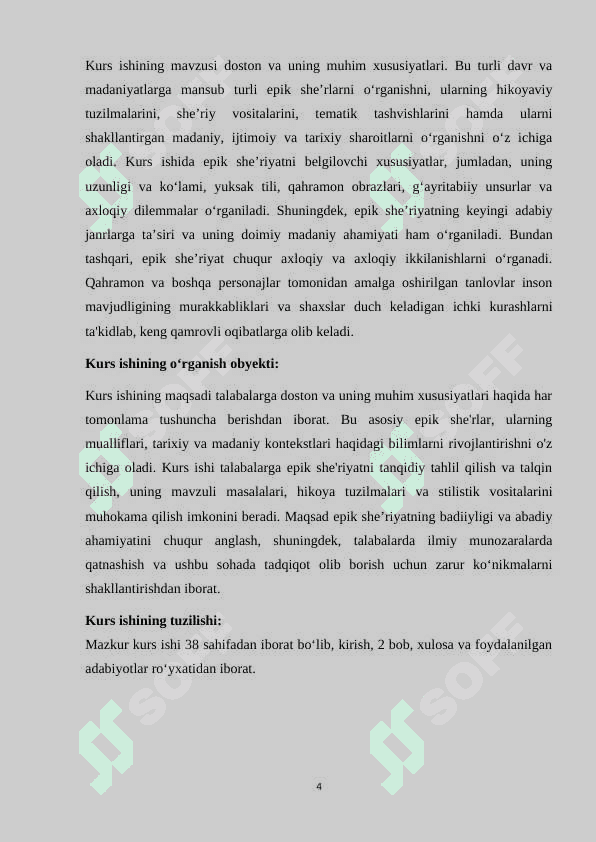 Epik she'riyat va unga xos muhim xususiyatlar 4