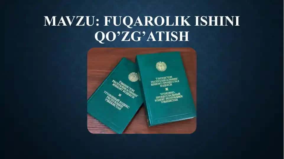 Fuqarolikishiniqo’zg’atish 1