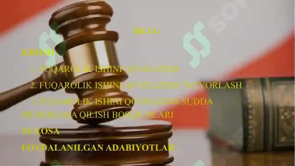Fuqarolikishiniqo’zg’atish 2