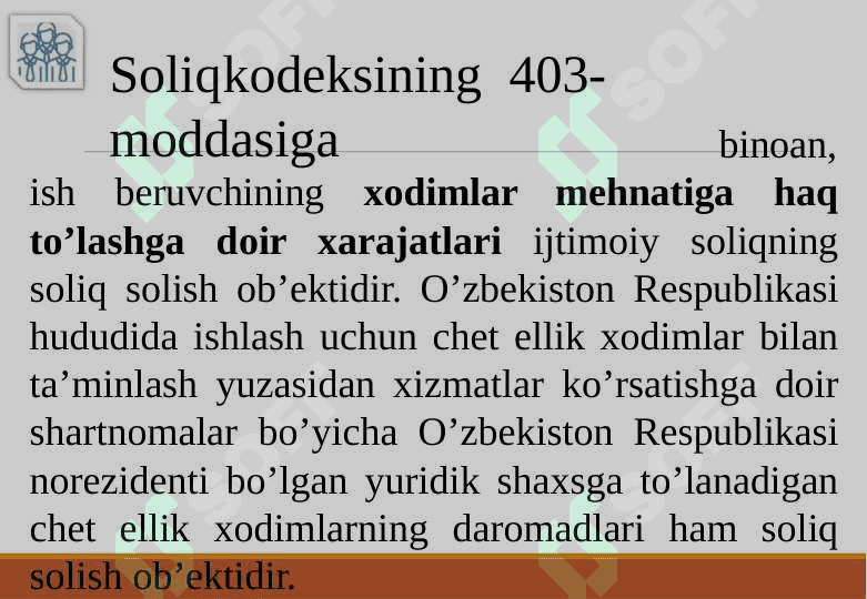 Ijtimoiy soliq va mahalliy yig’imlar. 5
