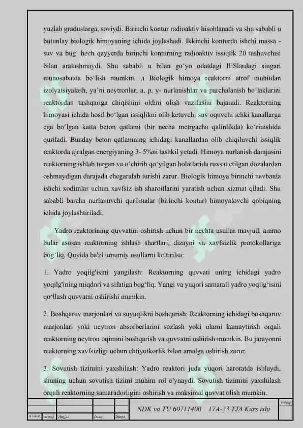 Texnologik Jarayonlarni Nazorat Qilish va Avtomatlashtirish Kursi 6