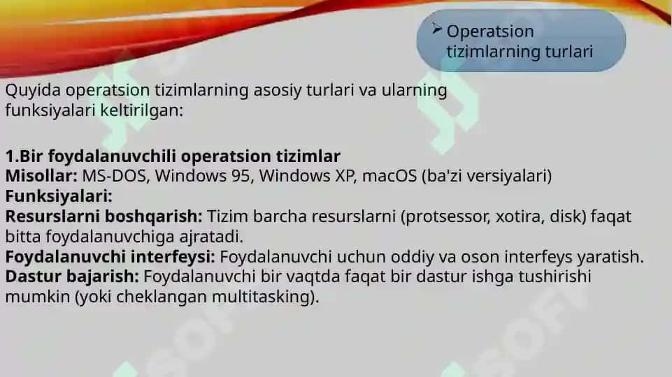 Operatsion Tizimlar va Ularning Funksiyalari 4