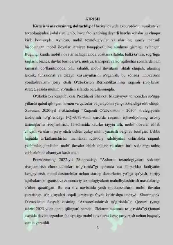 MOBIL ILOVALARNI ISHLAB CHIQISH VA ULARNING XUSUSIYATLARI 2