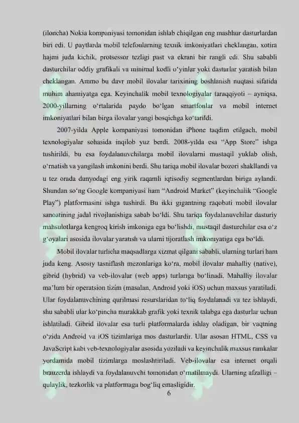 MOBIL ILOVALARNI ISHLAB CHIQISH VA ULARNING XUSUSIYATLARI 5