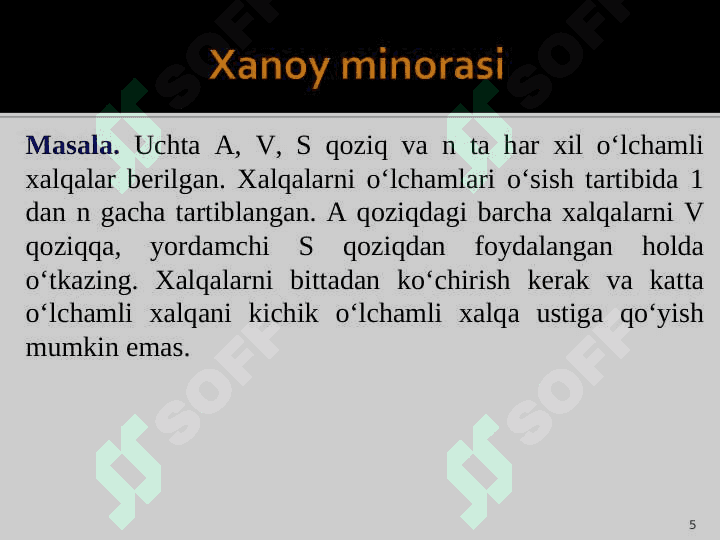Rekursiv funksiyalar 5
