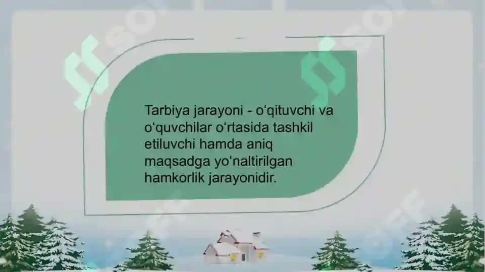 Tarbiya jarayonining mazmuni, mohiyati, tarbiya tamoyillari va metodlari 3