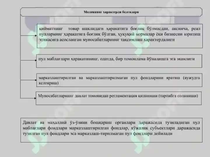 Молиянинг моҳияти ва функциялари 4