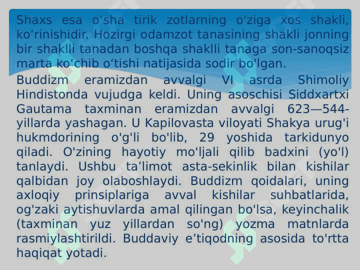 SHARQ PSIXOLOGIYASIDA SHAXS MUAMMOSI 8
