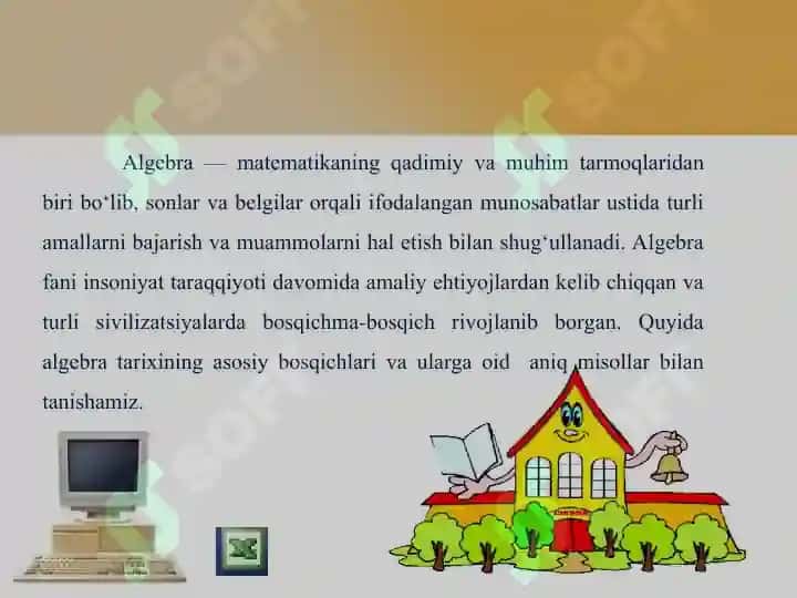 Algebra fanining vujudga kelishi 2