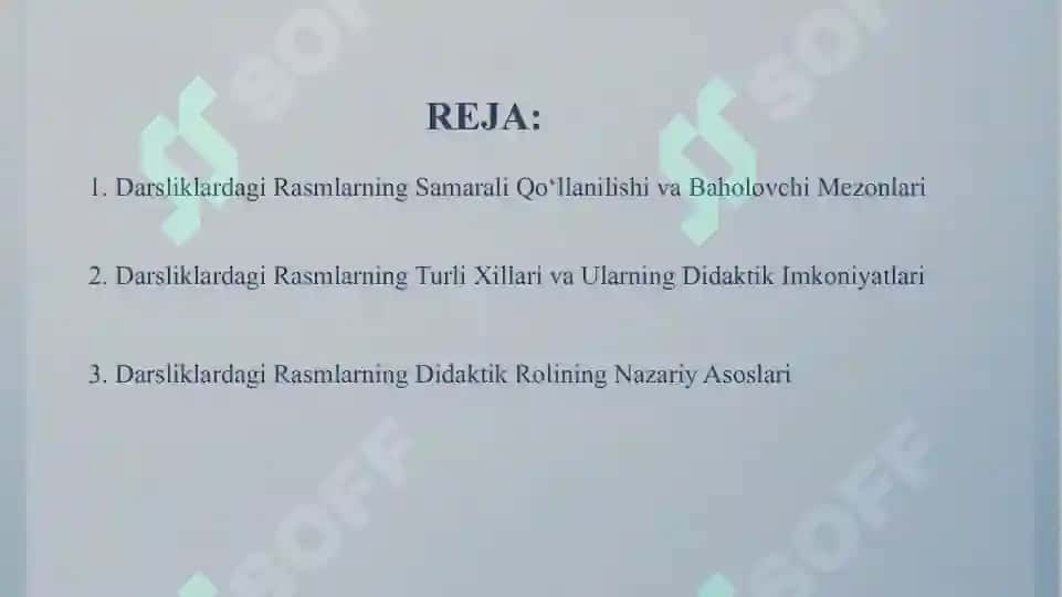 Darslikdagi rasmlarning didaktik ro‘li 2