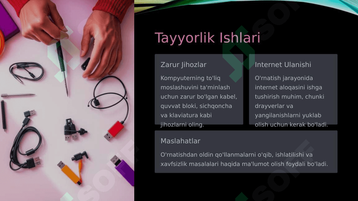 Windows operatsiom tizimini o'rnatish 2