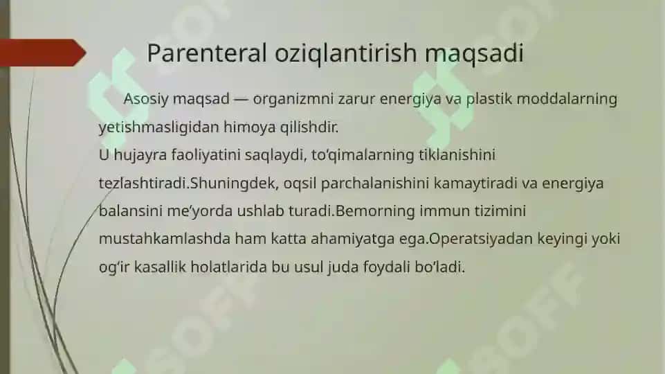 Parenteral oziqlantirish 5