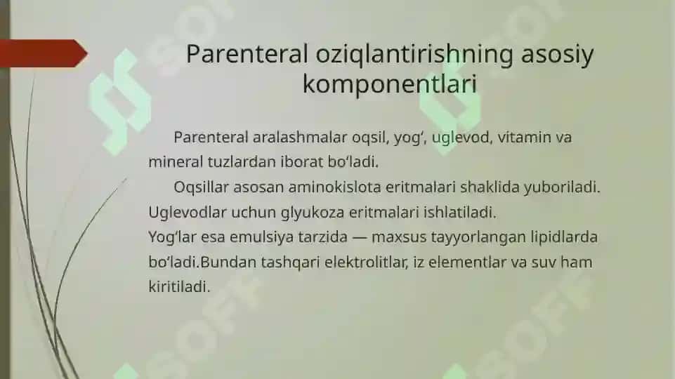 Parenteral oziqlantirish 8