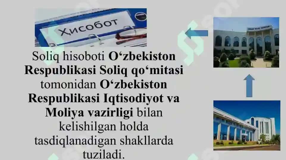 Soliq hisoboti tuzilishi 2