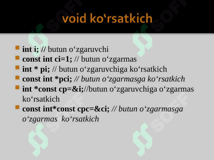 KO'RSATKICHLAR. KO'RSATKICHLARNI O'ZLASHTIRISH. 6