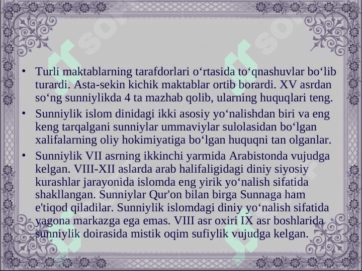 Islom_ta’limotida_oqimlari_va_yo‘nalishlarining_paydo_bo‘lishiga 5