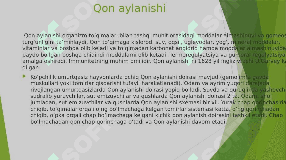 Qon-aylanish tizimining yosh xususiyatlari va gigiyenasi 2