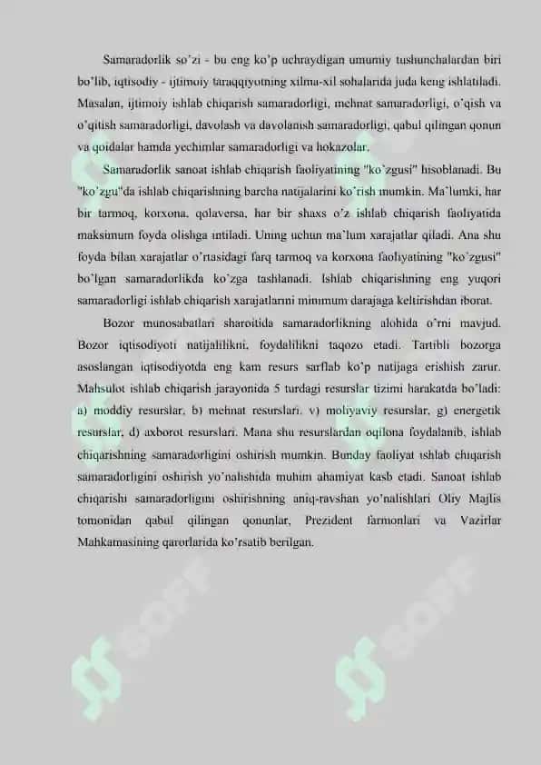 Ishlab chiqarishning texnik va iqtisodiy samaradorligini baholash. 4
