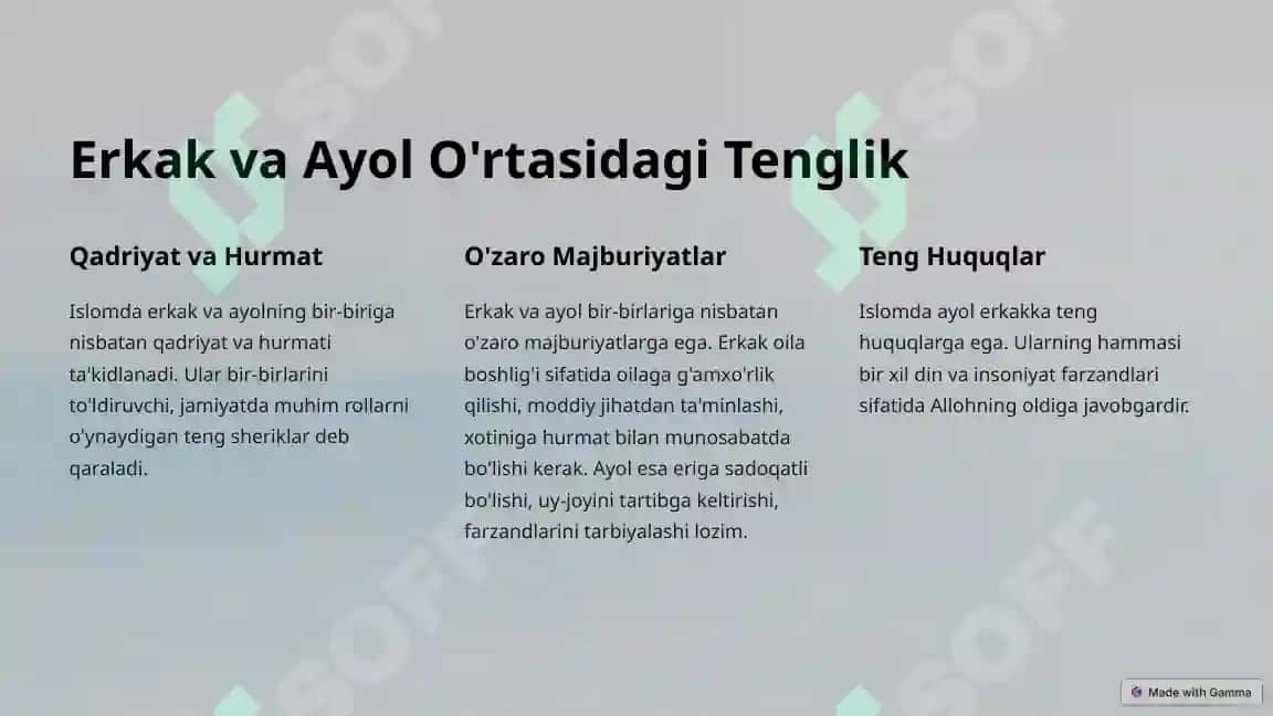 Diniy Ta'limotlarda Oila Masalalari 3