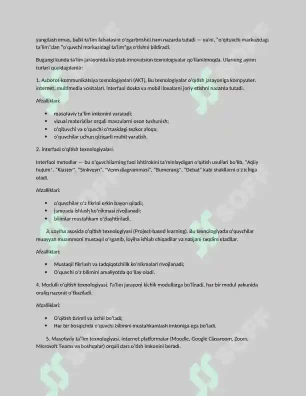 anʼanaviy va innovatsion taʼlim integratsiyasi 4
