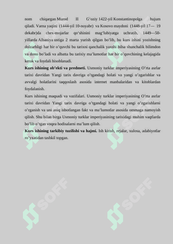 Ilk yangi davrda usmoniylar 3