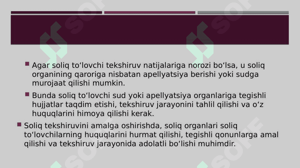 Soliq tekshiruvi 8