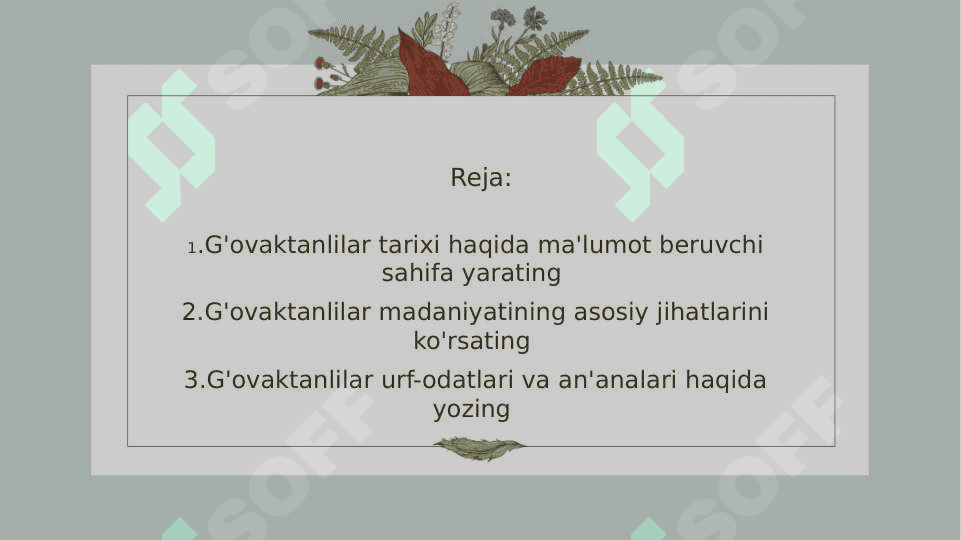 G'ovaktanlilar 2