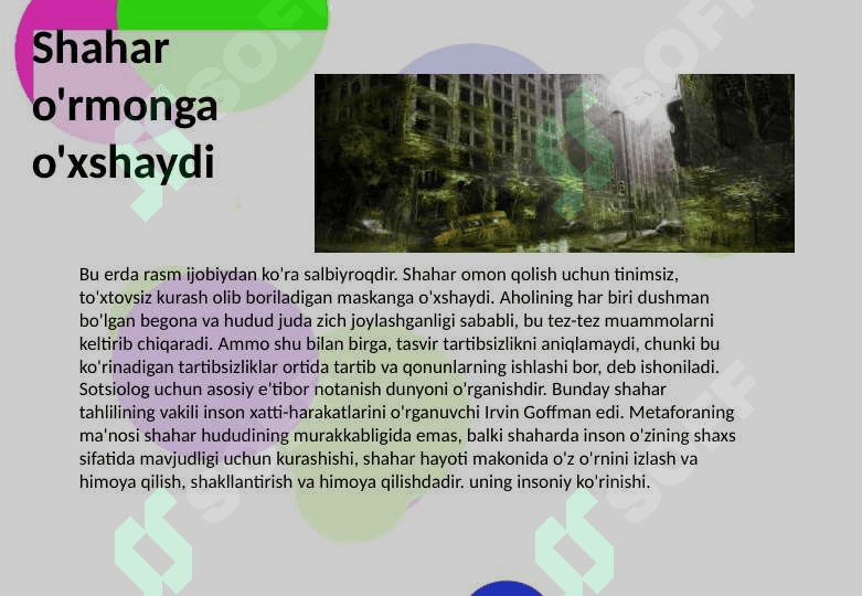 SOTSIOLOGIYADA SHAHAR TASVIRLARI 6