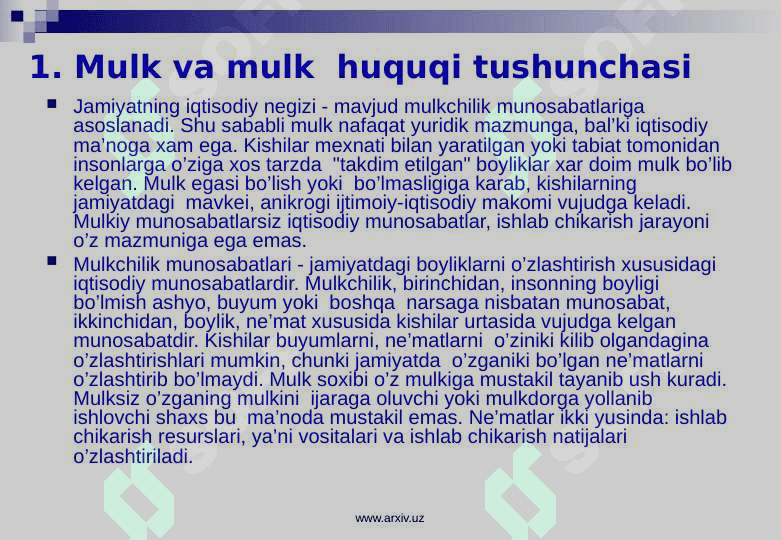 Mulk huquqi 3