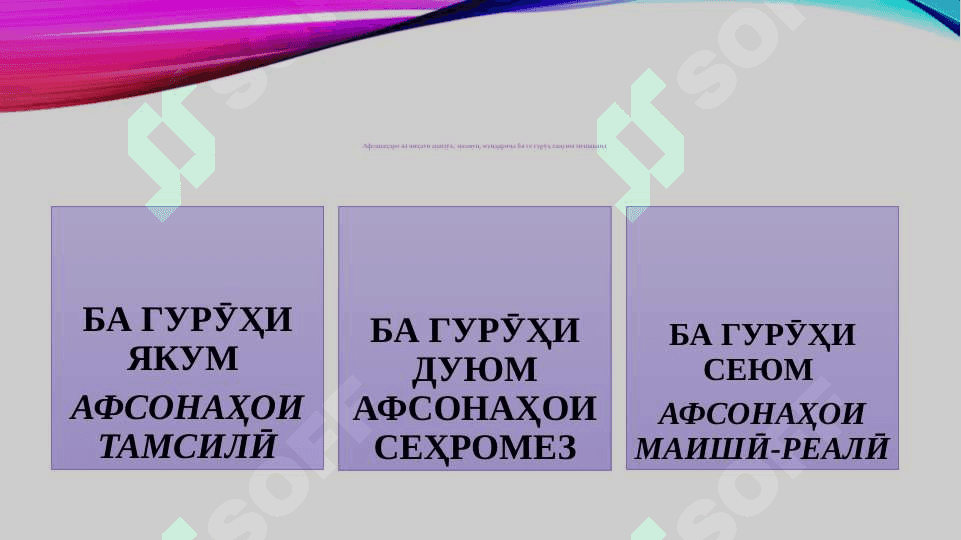 Маълумот дар бораи Афсона 6