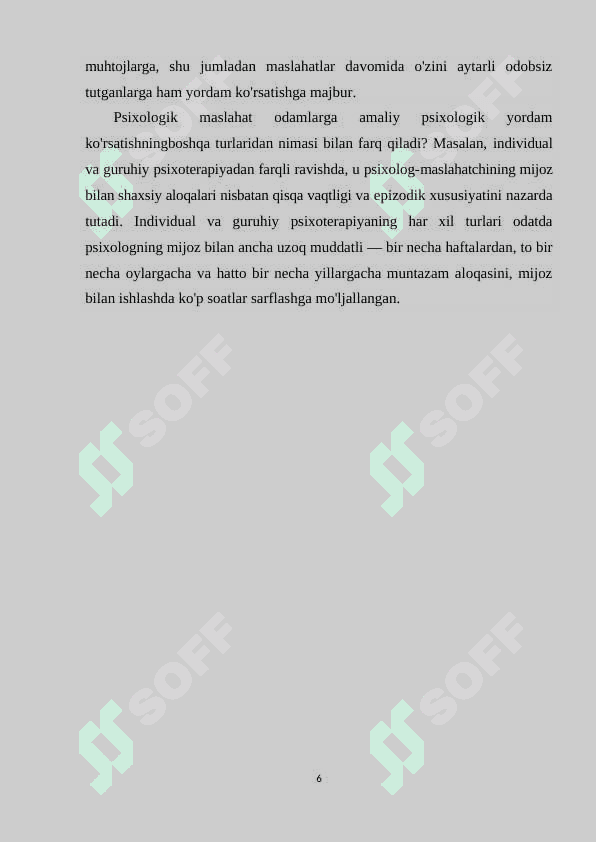 Psixologik maslaxat tamoyillari 5