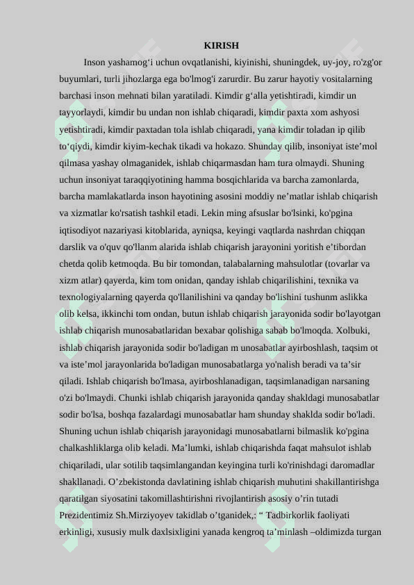 ISHLAB CHIQARISHNING IQTISODIY VA IJTIMOIY SAMARADORLIGI 3