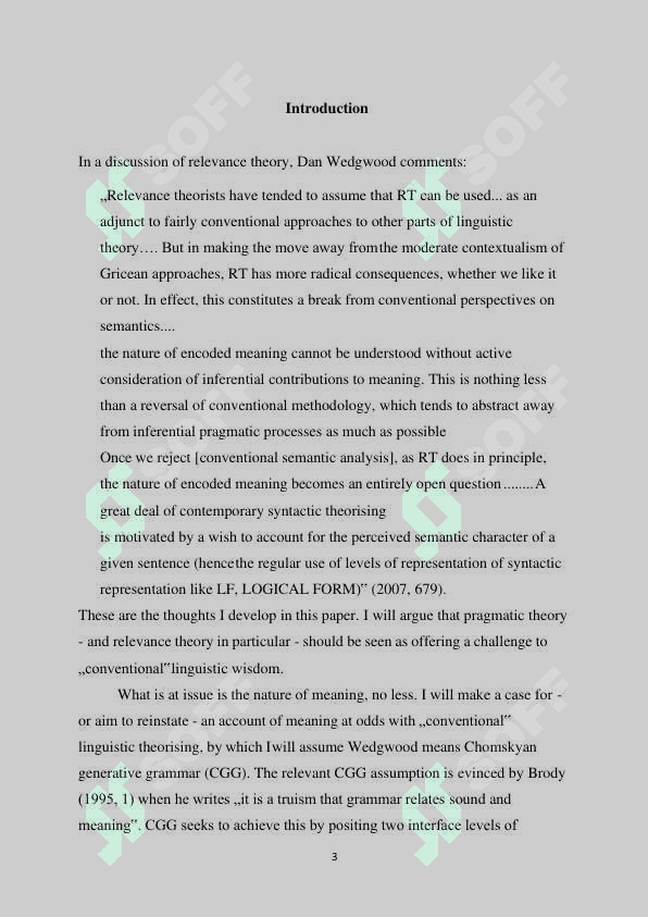 Meaning of signs of meaning and types 3