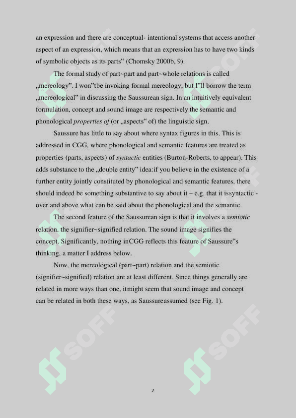 Meaning of signs of meaning and types 7