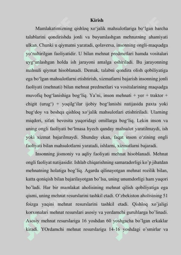 Fermer xo’jaligida mehnat unumdorligini oshirish 2