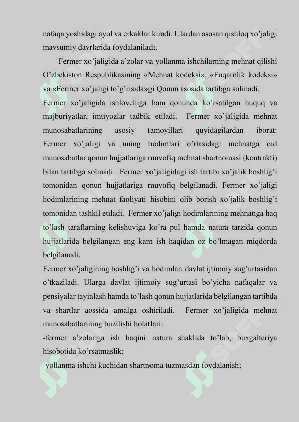 Fermer xo’jaligida mehnat unumdorligini oshirish 3