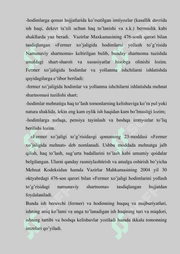 Fermer xo’jaligida mehnat unumdorligini oshirish 4