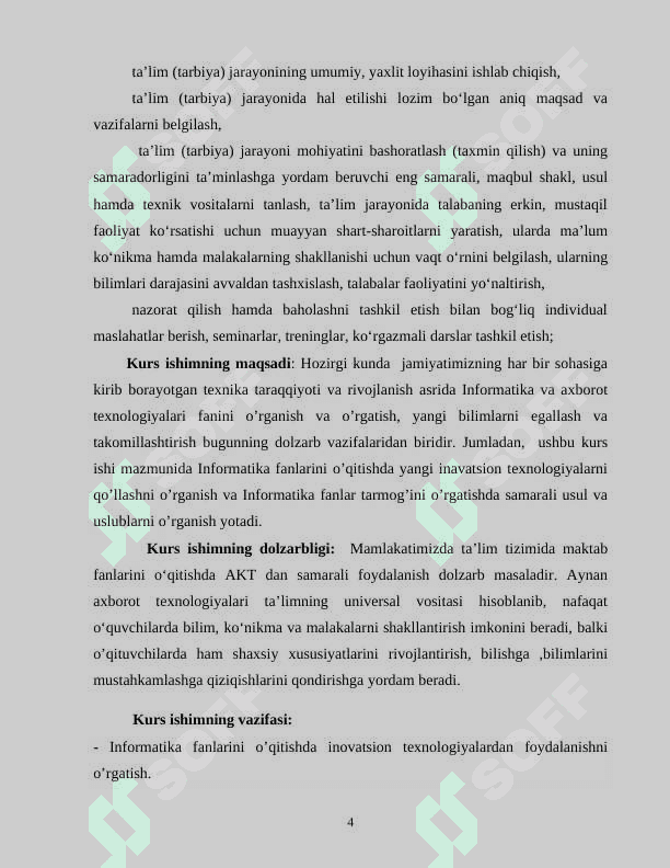 YANGI INNOVASION TEXNOLOGIYALARNI INFORMATIK TA'LIM TIZIMIGA JORIY ETISH YO‘LLARI TAXLILI. 4