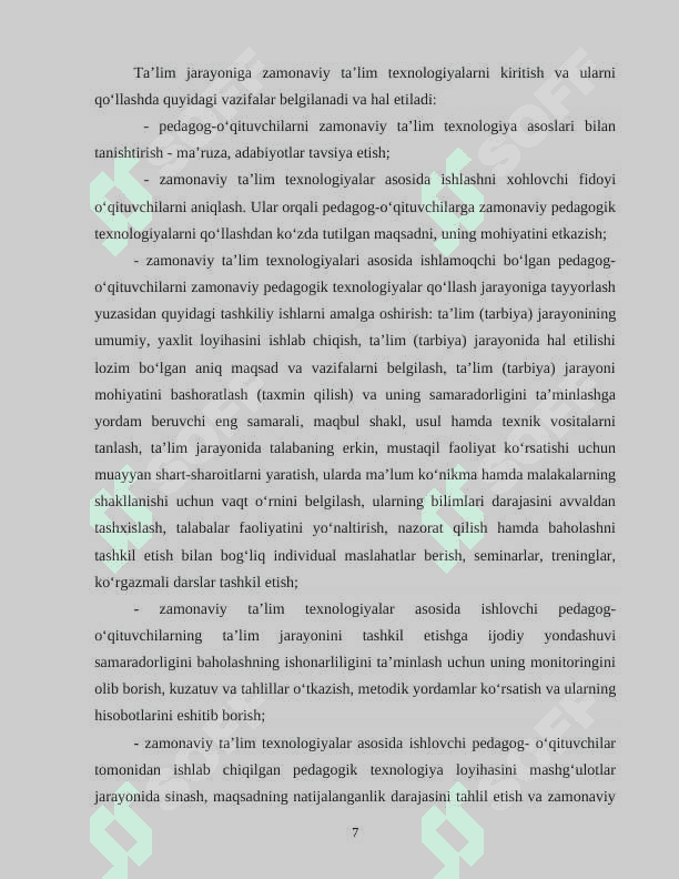 YANGI INNOVASION TEXNOLOGIYALARNI INFORMATIK TA'LIM TIZIMIGA JORIY ETISH YO‘LLARI TAXLILI. 7