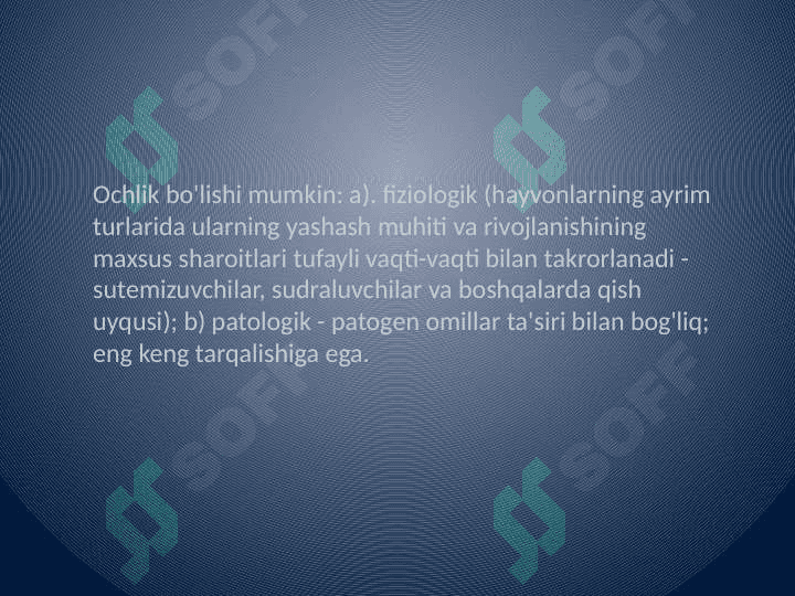 To'liq, to'liq bo'lmagan ochlik 4