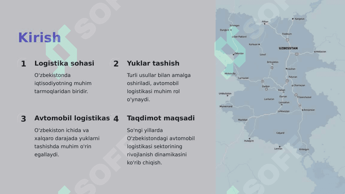 O'zbekistondan Avtomobil Logistikasi orqali Yuk Tashiish 2