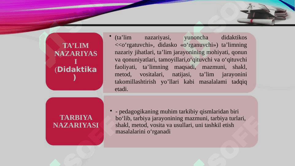 Pedagogika fanining predmeti, maqsadi va vazifalari. Pedagogika fanining ilmiy tadqiqot metodlari. 6